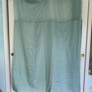 No Hooks Needed Linen Textured Shower Curtain Snap-in Fabric Liner Set 72”w x74L